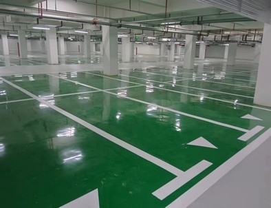 渭南渭南小区停车场标线